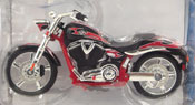 Victory Vegas Jackpot, scale 1:18 in Red-Black by Maisto, miniature diecast scale model bike
