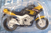 Yamaha TDM, scale 1:18 in Black-Yellow by Maisto, miniature diecast scale model bike