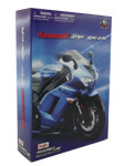 Kawasaki Ninja ZX-6R, Assembly Kit, scale 1:12 in Red-Black by Maisto, diecast scale model bike Assembly kit