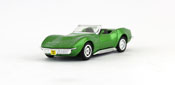 Chevrolet Corvette 1969, scale 1:43 in Green by NewRay, diecast miniature scale model car
