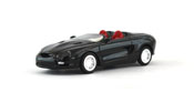 Ford Mustang Mach III, scale 1:43 in Black by NewRay, diecast miniature scale model car
