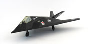F-117 Nighthawk, size 10inches in Black by NewRay, miniature diecast scale model plane