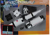 Saturn V rocket, space adventure assembly kit by NewRay, miniature scaled model spacecraft, astronautical scale model, space mission scale model.