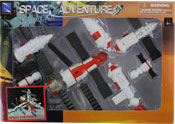 Mir Space Station, space adventure assembly kit by NewRay, miniature scaled model spacecraft, astronautical scale model, space mission scale model.