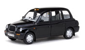TX1 London Taxi Cab 1998, scale 1:18 in Black by SunStar, diecast scale model car